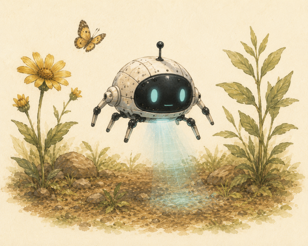 Bio-Bot character illustration